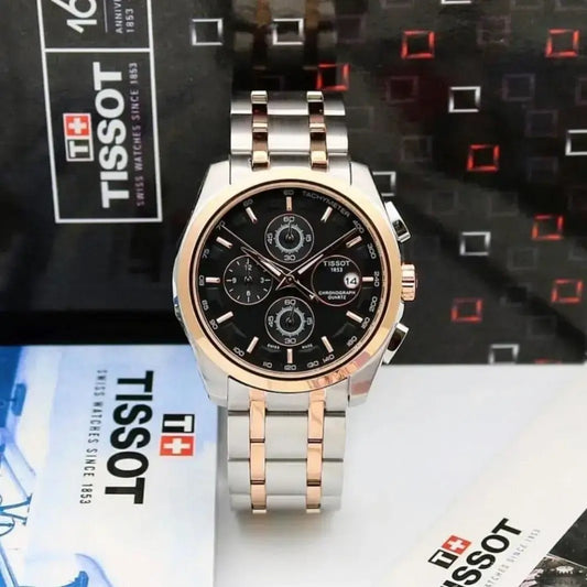 ساعة تيسو 1853 كوتورير كرونوغراف كوارتز ثنائي اللون – Mirror Original