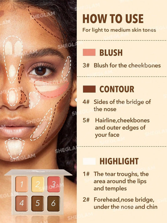 SHEGLAM Stereo Face Contour Palette