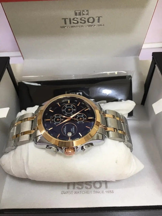 ساعة تيسو 1853 كوتورير كرونوغراف كوارتز ثنائي اللون – Mirror Original