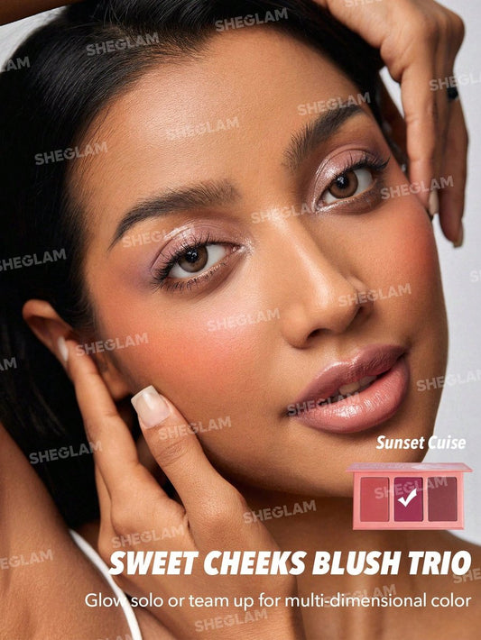 Sheglam Sweet Cheeks Blush Trio Powder Blush