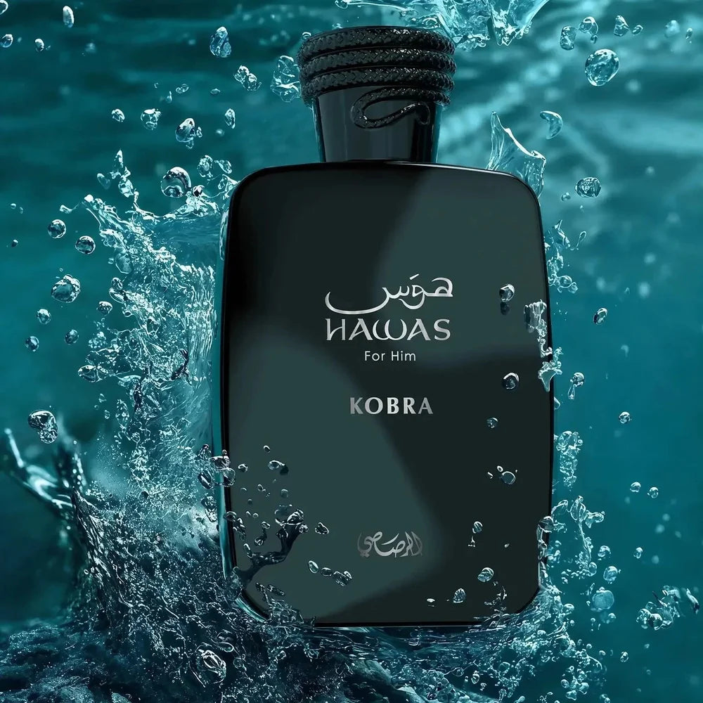 Hawas Kobra by Rasasi Eau de Parfum for Men – 100ml