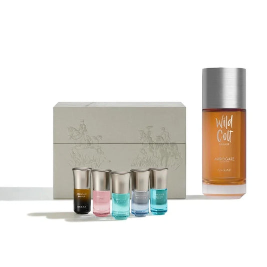 مجموعة بخور وايلد كولت من عساف – 150 مل + 5 عطور | للجنسين